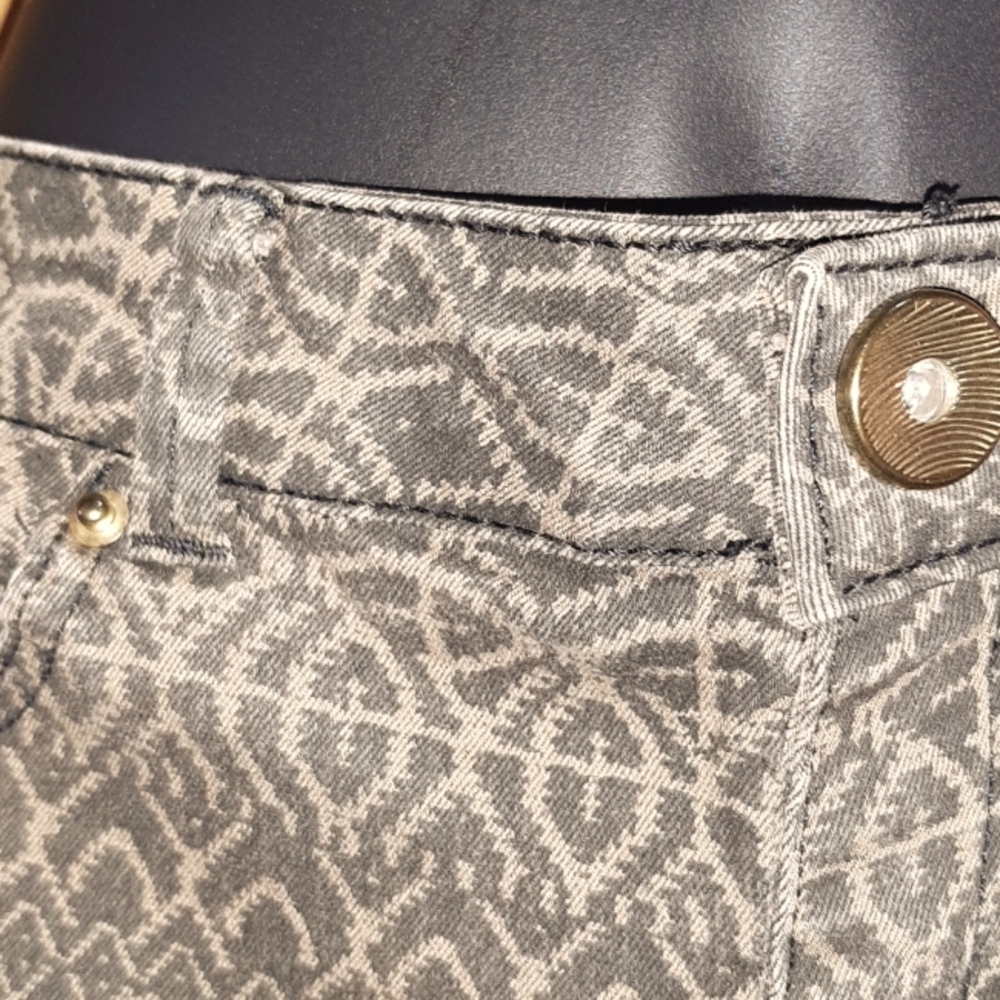 H&M Slim fit patterned Jeans size 10 - Picture 3 of 6